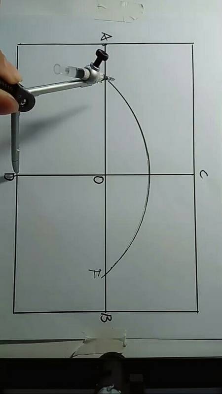 木工是如何简单画出标准椭圆的,时间太短分一和二!-度小视