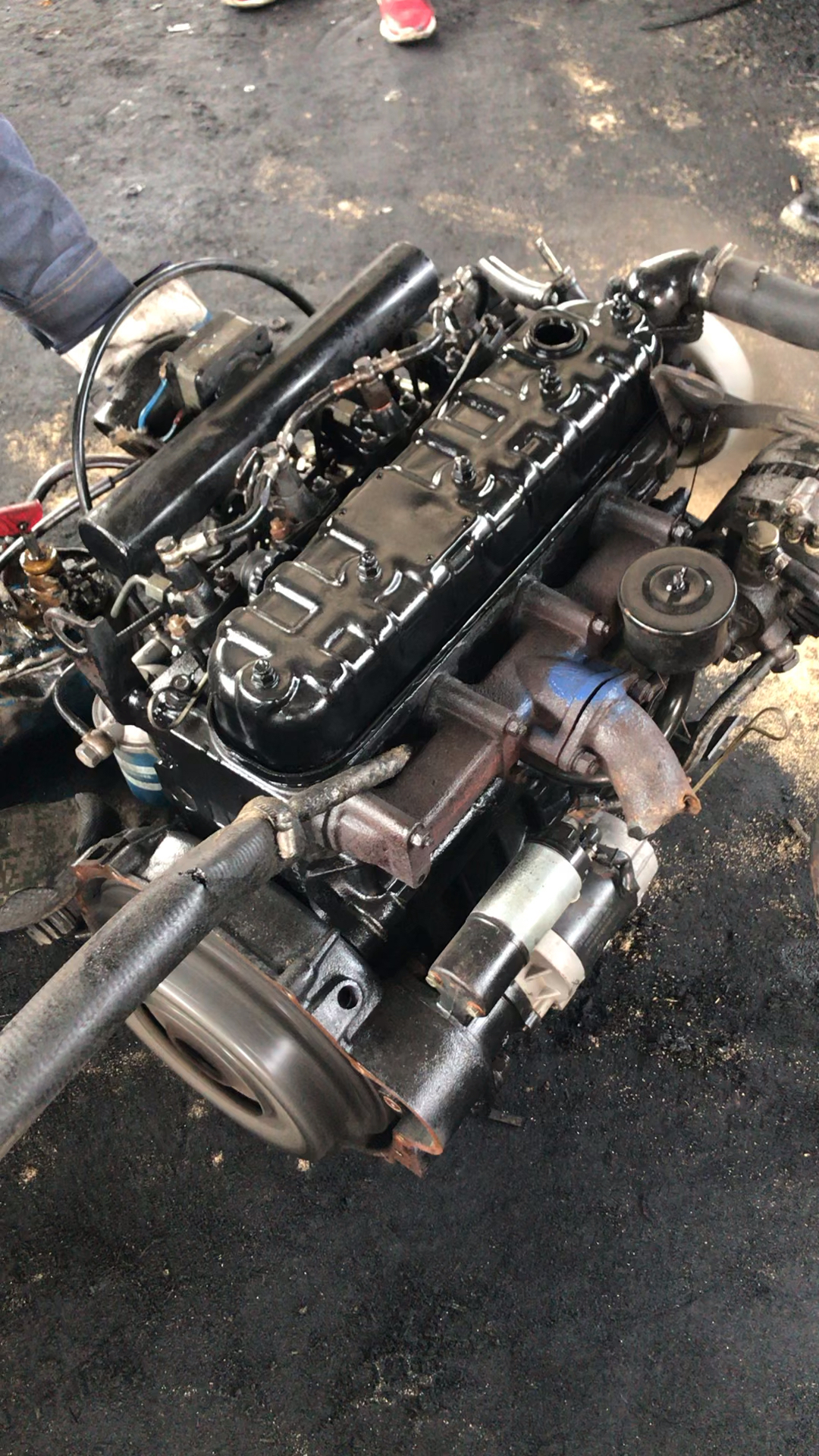 国产柴油机,全柴485发动机,这款机器用途广泛,轻卡,装载机都可以-度小