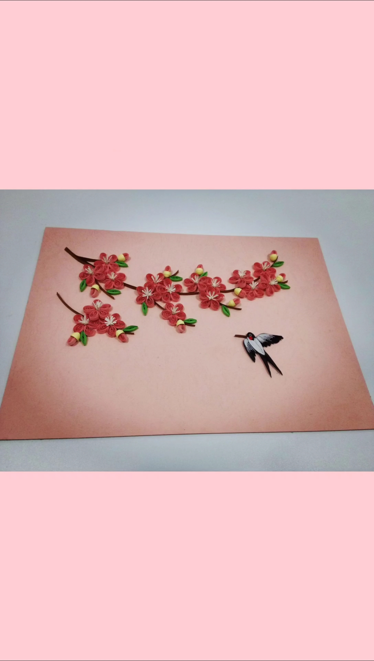 我和春天有个约会##衍纸#【挑战24节气衍纸画】之——《春分》#衍纸