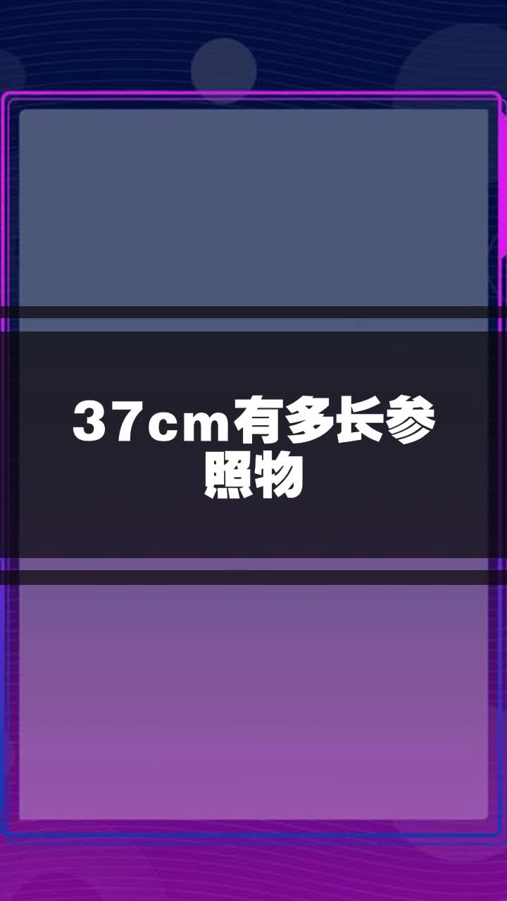 37cm有多长参照物