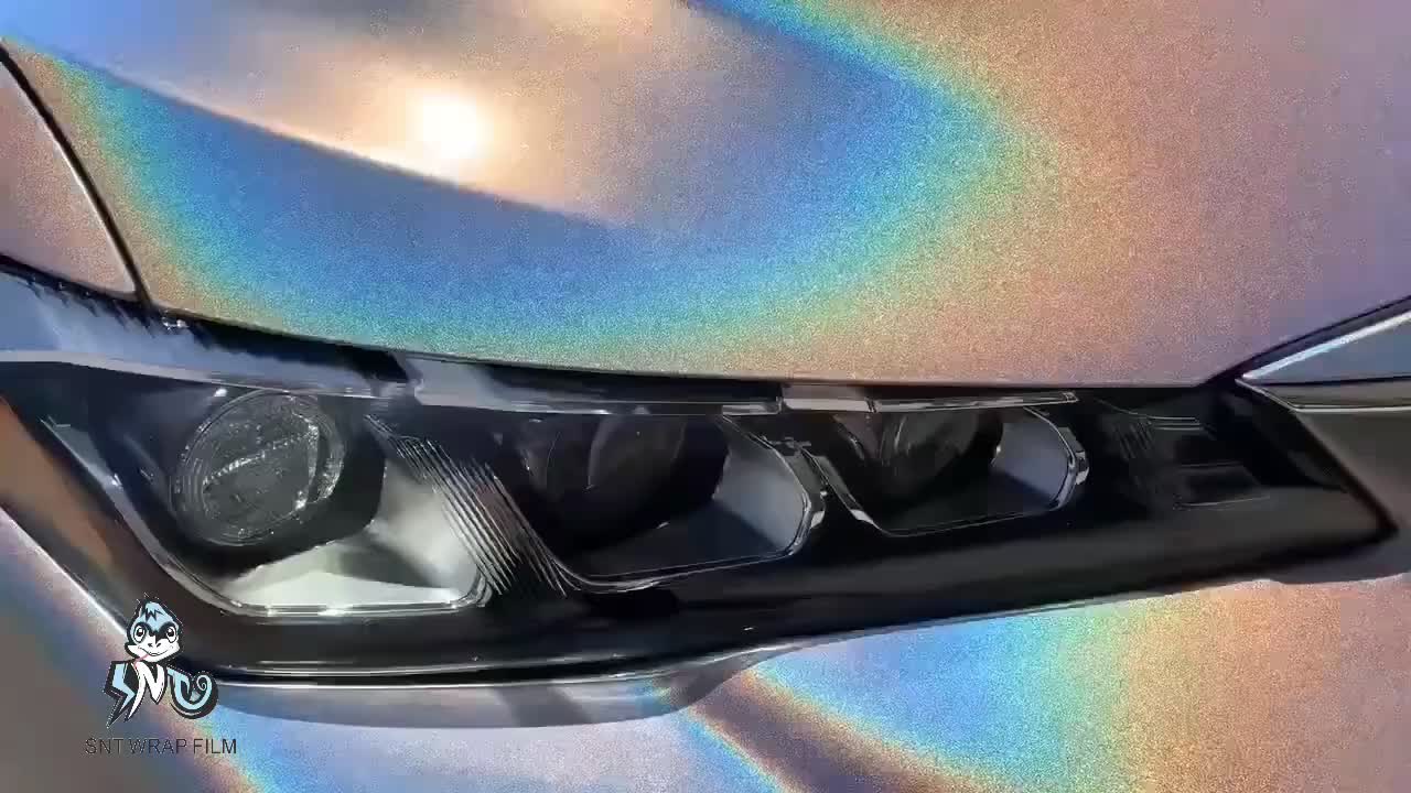 丰田舒耐特改色膜七彩镭射灰