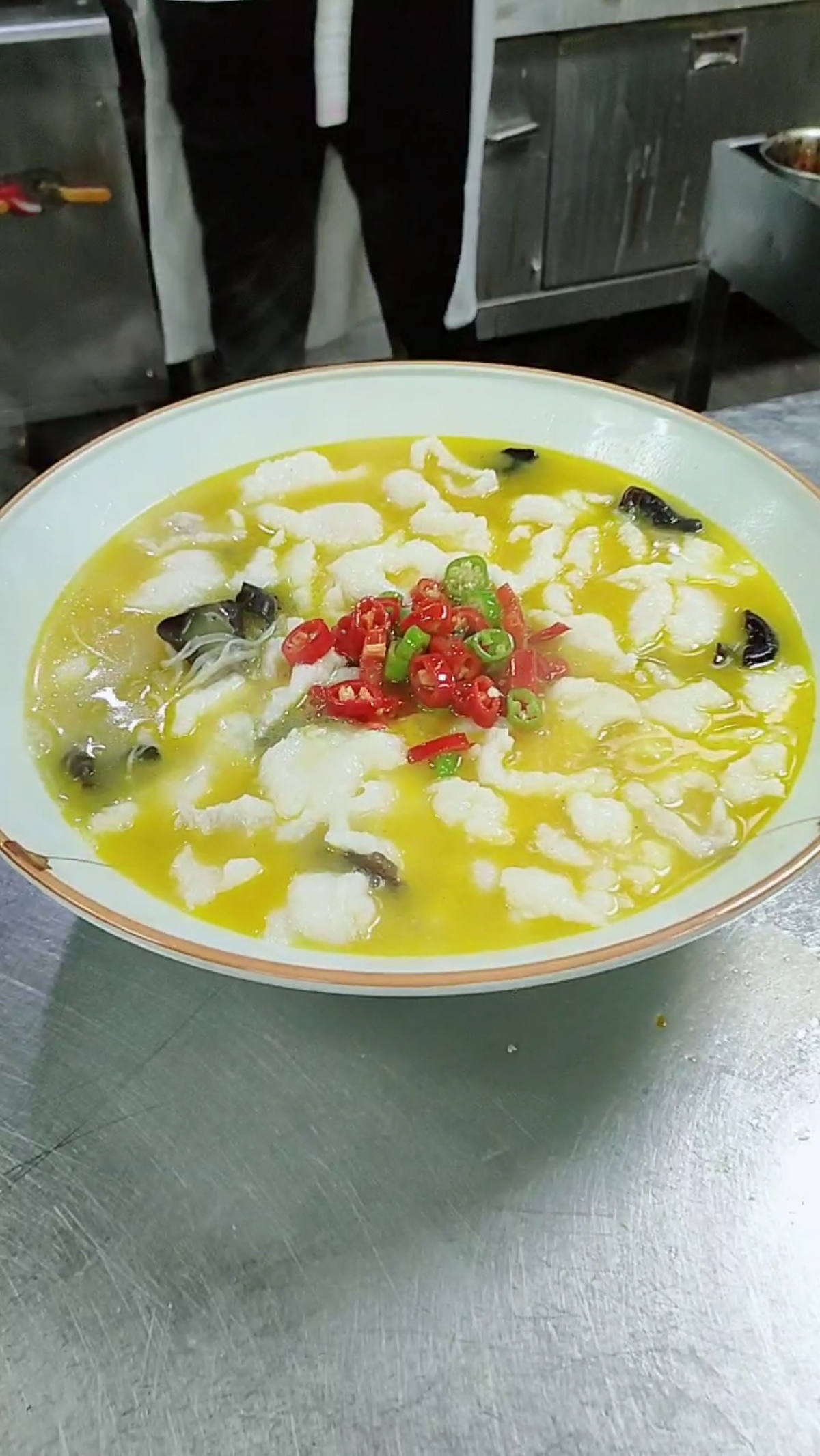 厨师推荐菜品#金汤龙利鱼装盆一瞬间美爆了.