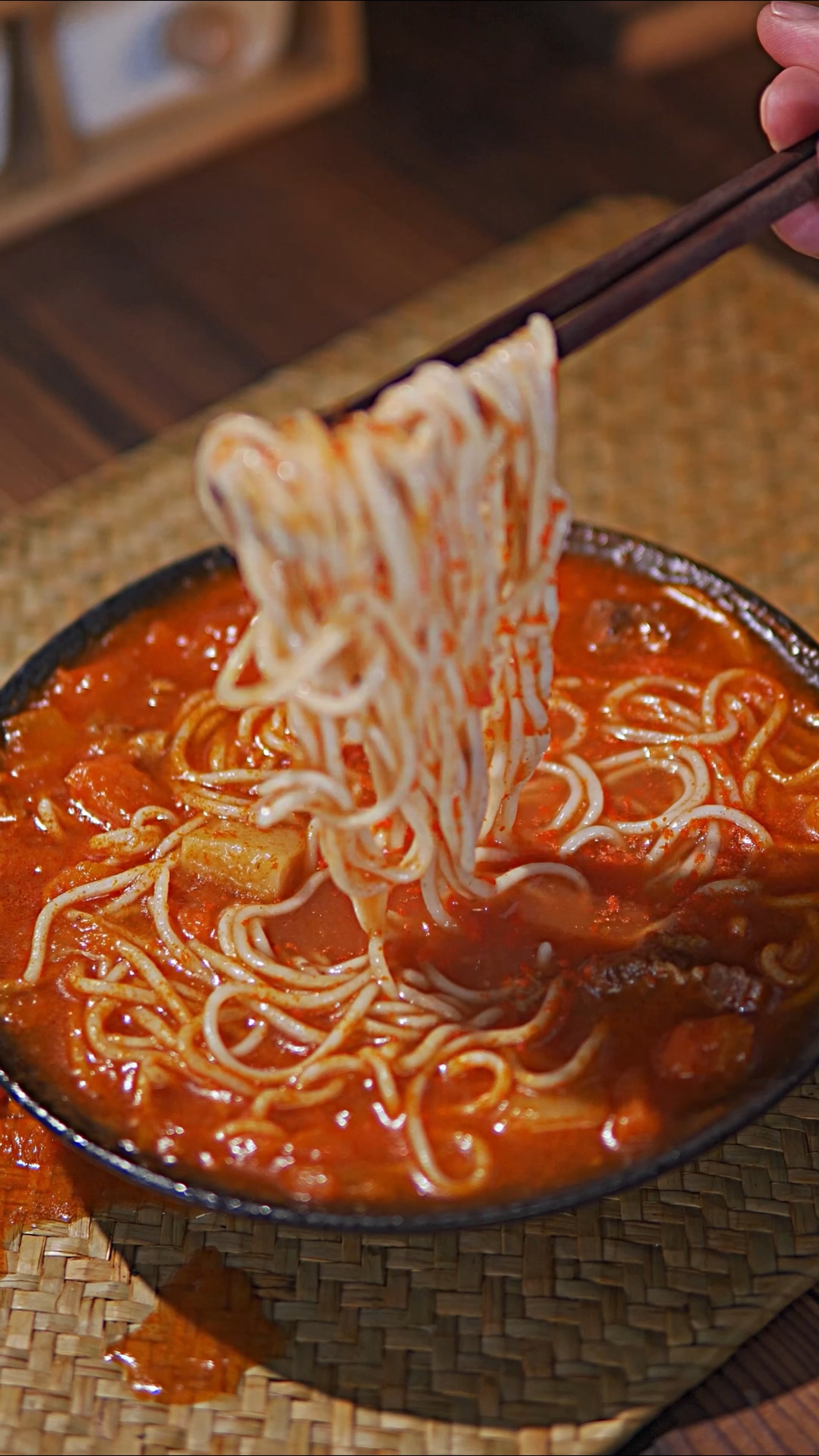 面条#下班回家只要5分钟就能吃上热腾腾的面条,再也不用出去买了