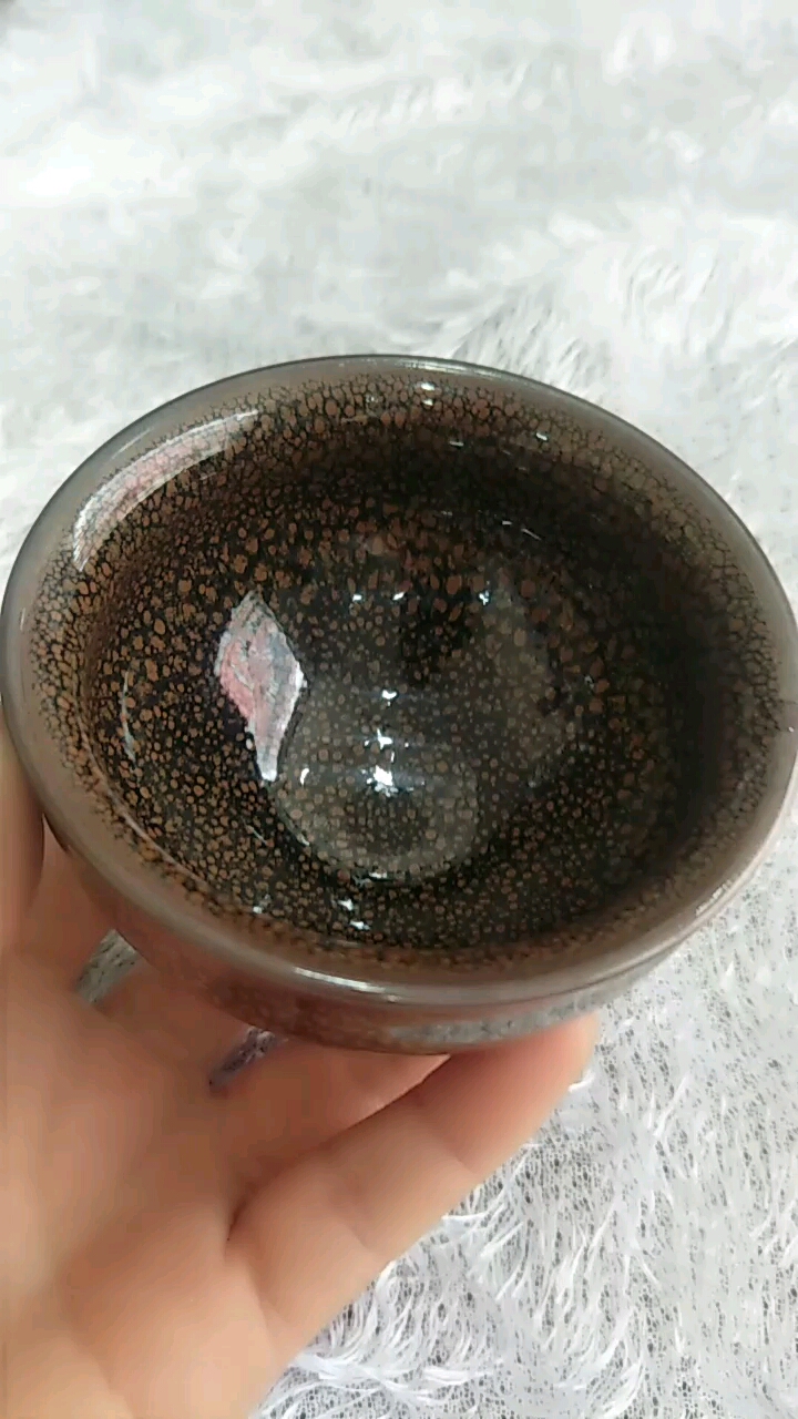 福建省德化祥雅厂家作品豹纹建盏杯,含有矿物质.