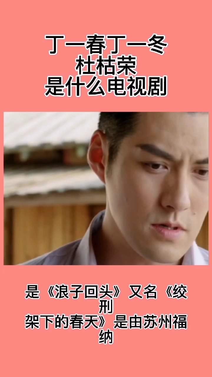 韩雨莲丁一冬是什么电视剧