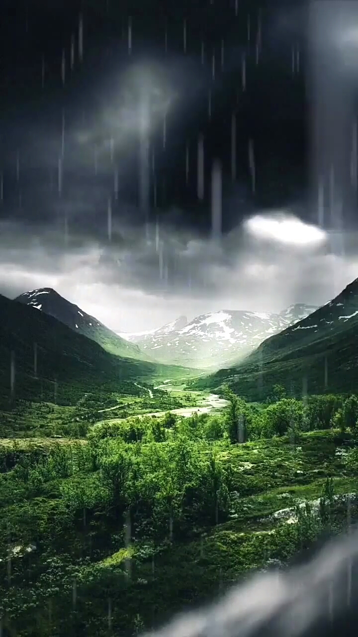晴天下雨