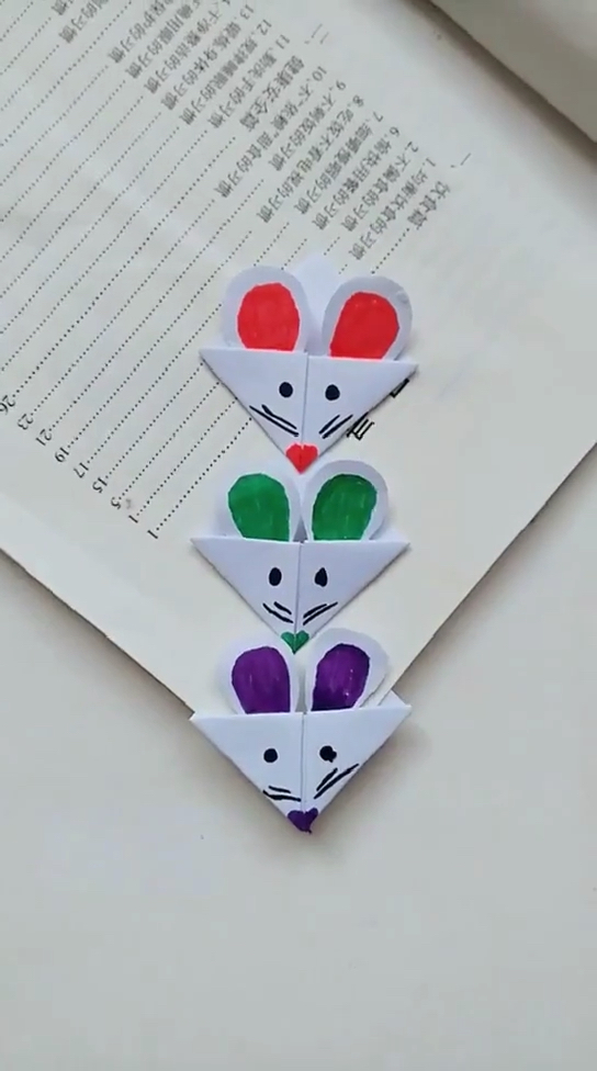 做个小老鼠书签