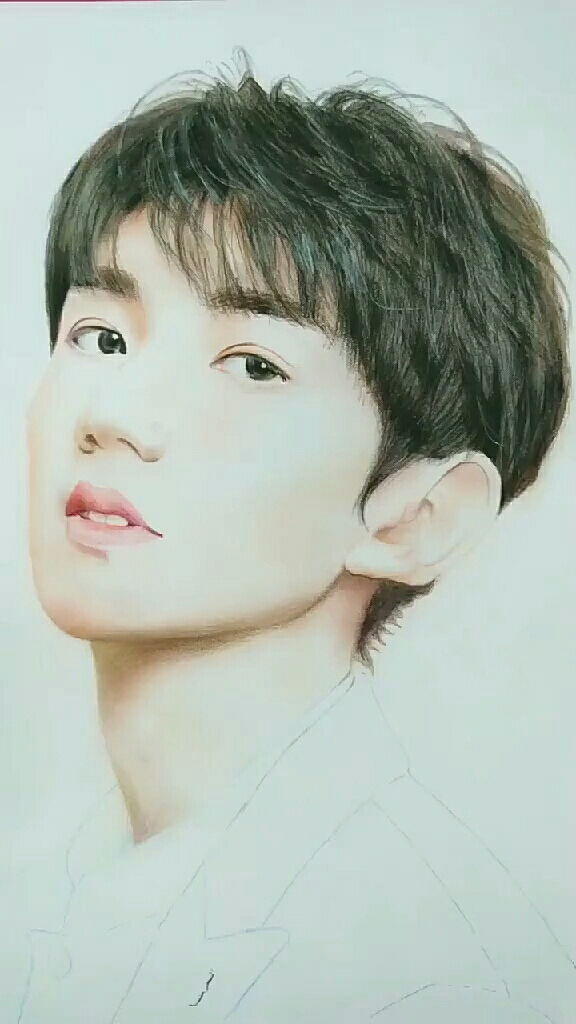 王源画像,感觉像的点个赞