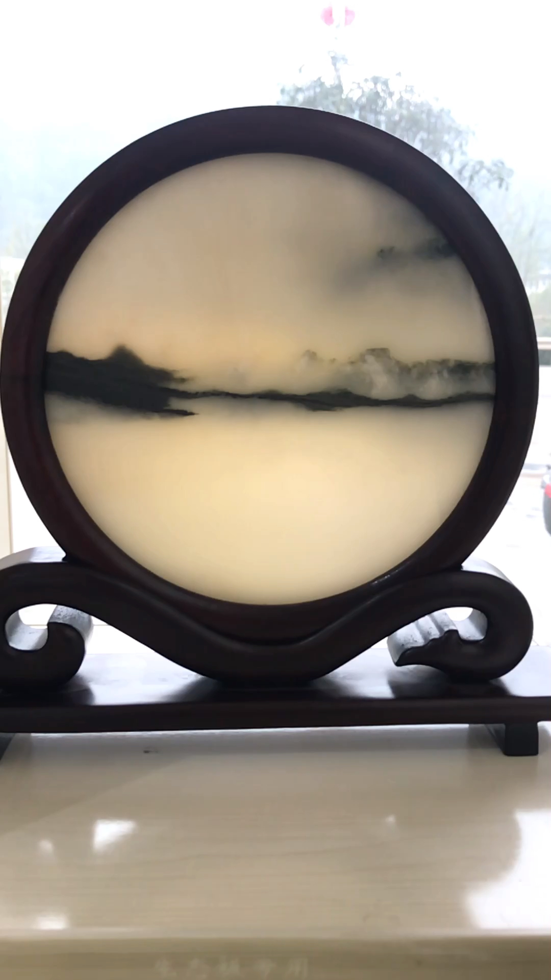 汉白玉山水画#不识庐山真面目,只缘身在此山中.