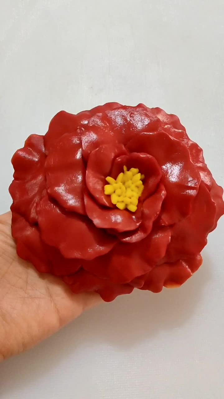 我要上热门#牡丹花馒头蒸好了