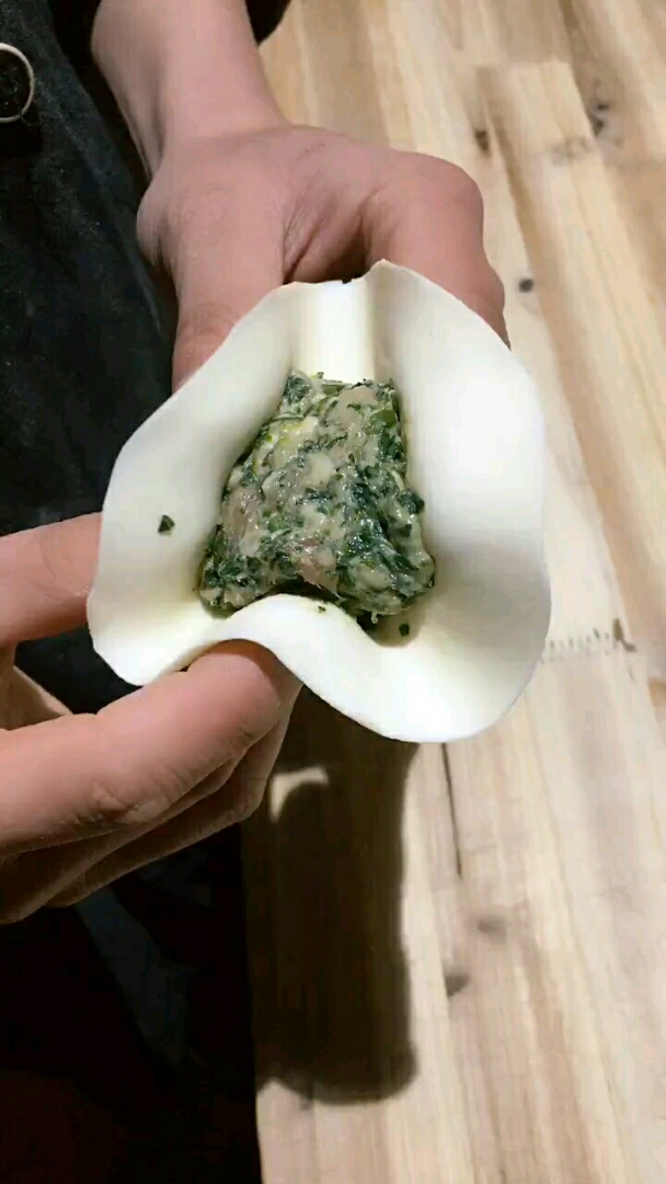 小鱼饺子包法