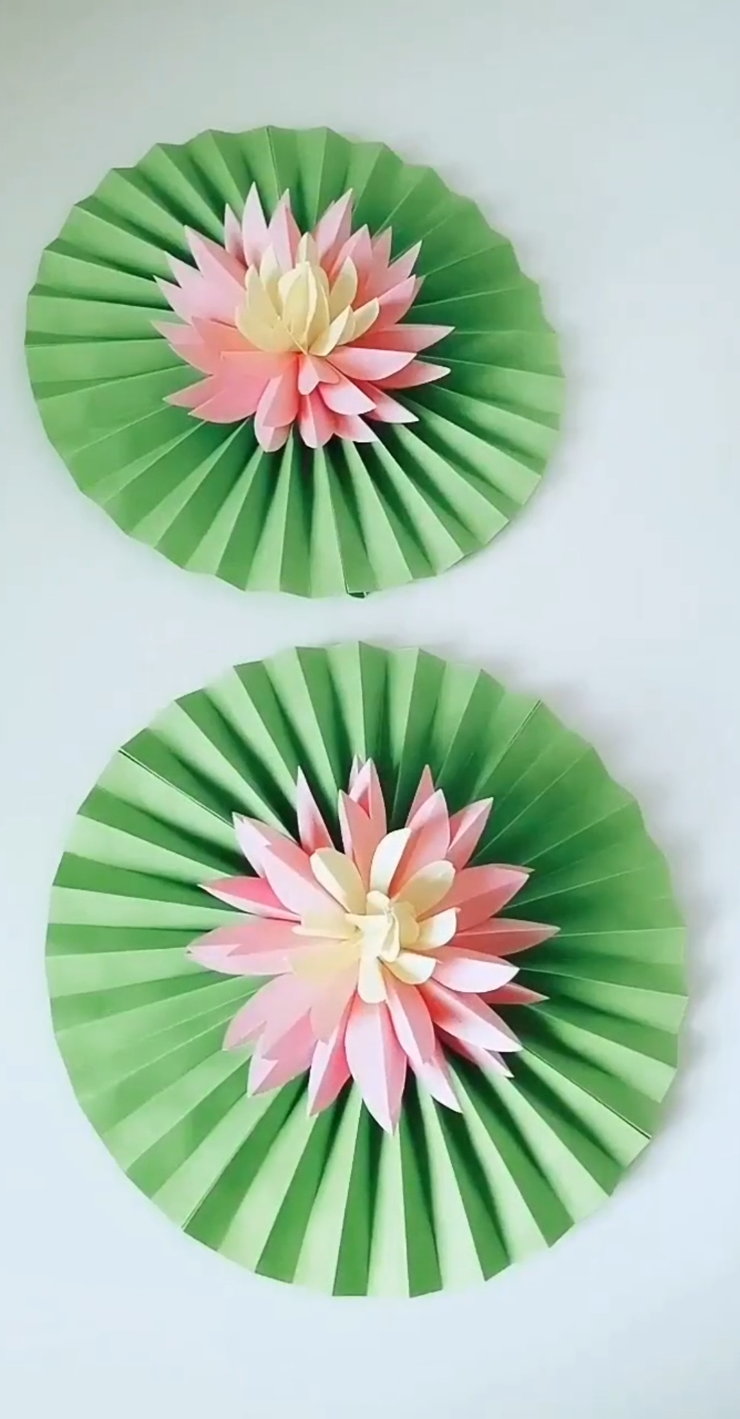 手工制作#一起来叠一朵荷花吧!-度小视