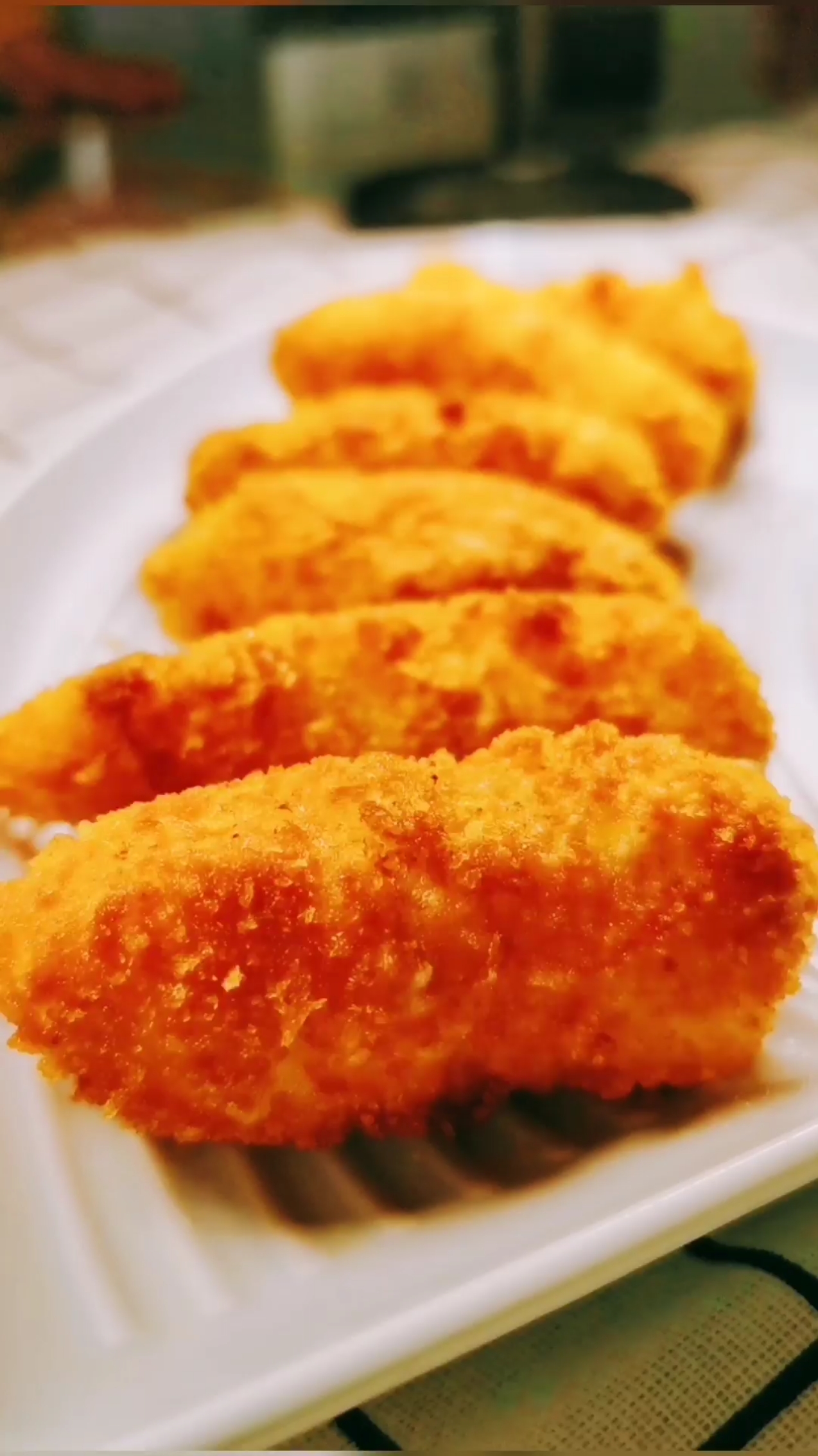 自制美食#面包糠炸巴沙鱼柳,外酥里嫩!