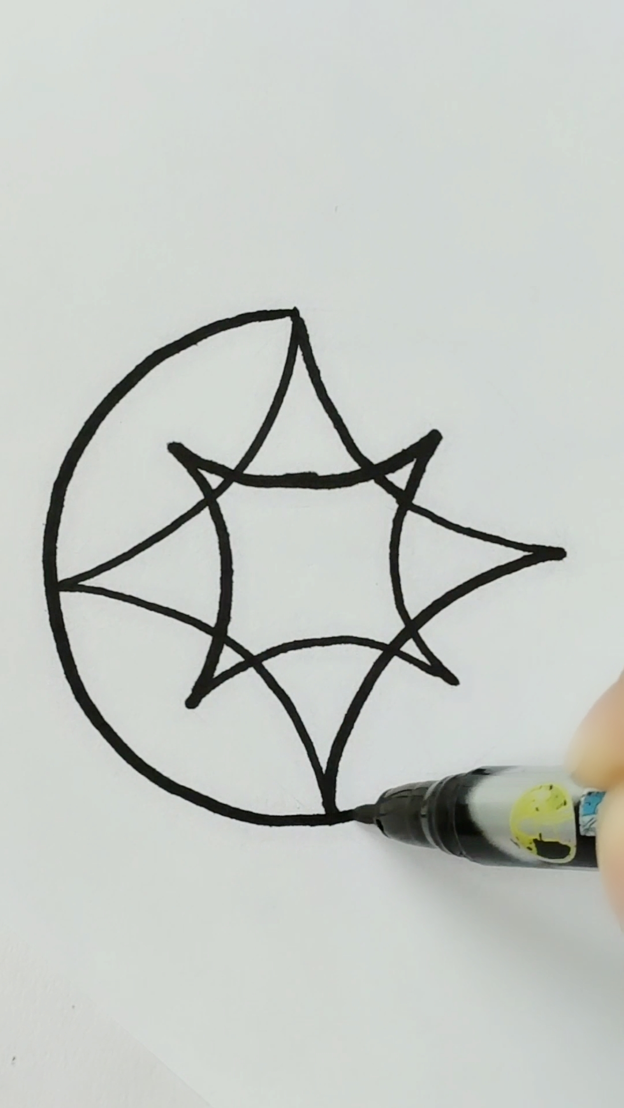 优秀如我#来看一笔画圆