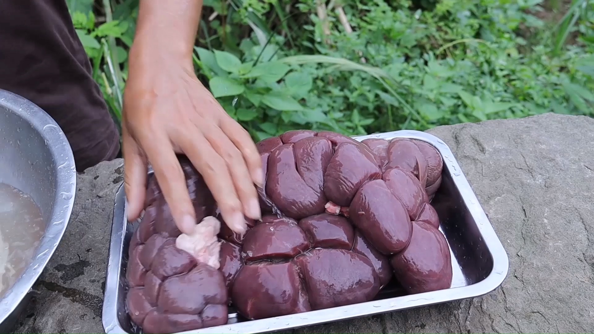 美食#牛腰子还没吃过,今天尝试一下,是不是比猪腰子好吃,下饭