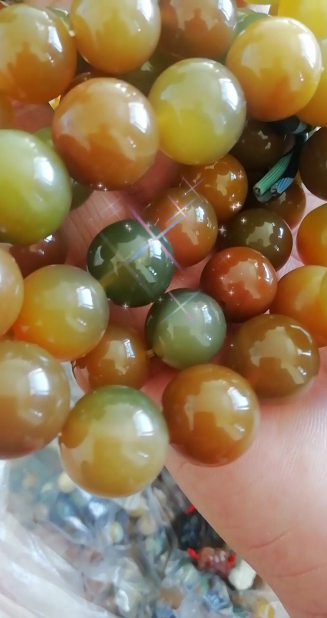 呼伦贝尔彩玉#呼伦贝尔彩玉手串