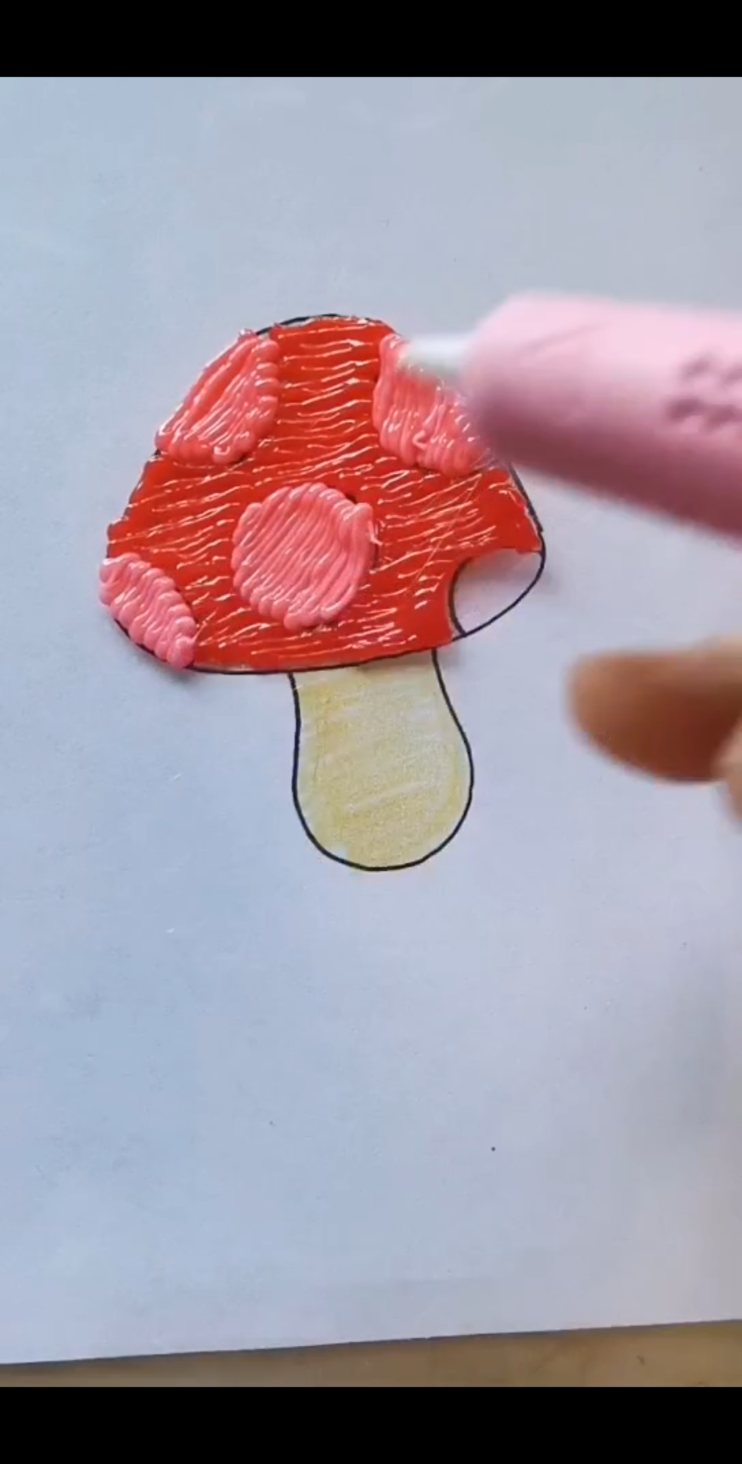 画画原来如此简单#3d打印笔画蘑菇!