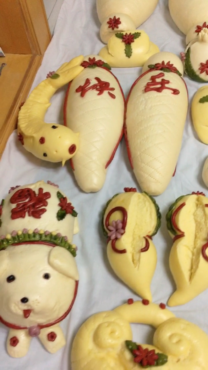 这白岁馒头怎么样(*^__^*)漂亮吧!