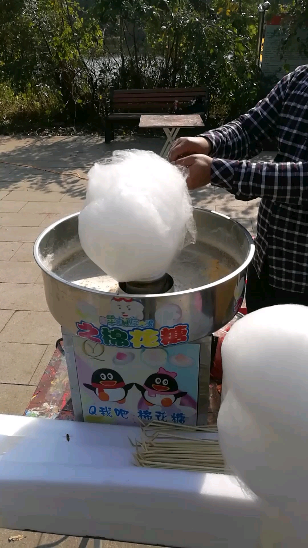 棉花糖的制作过程,有见过的吗?