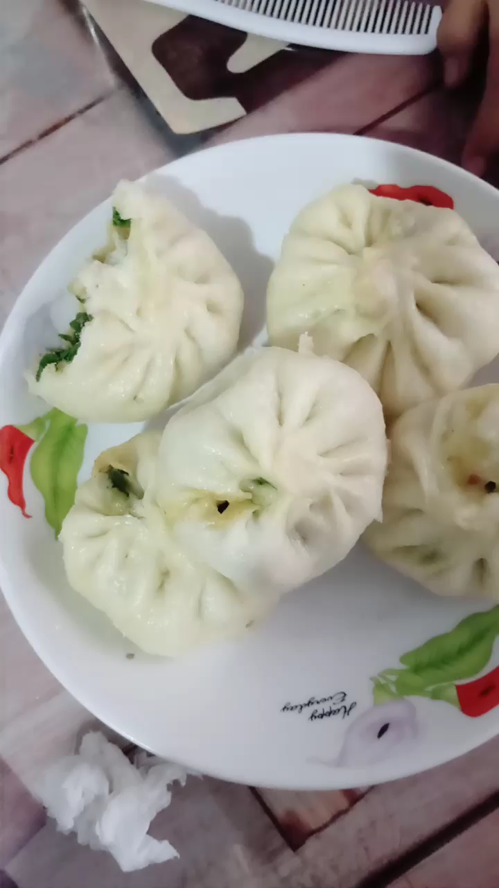 韭菜馅包子