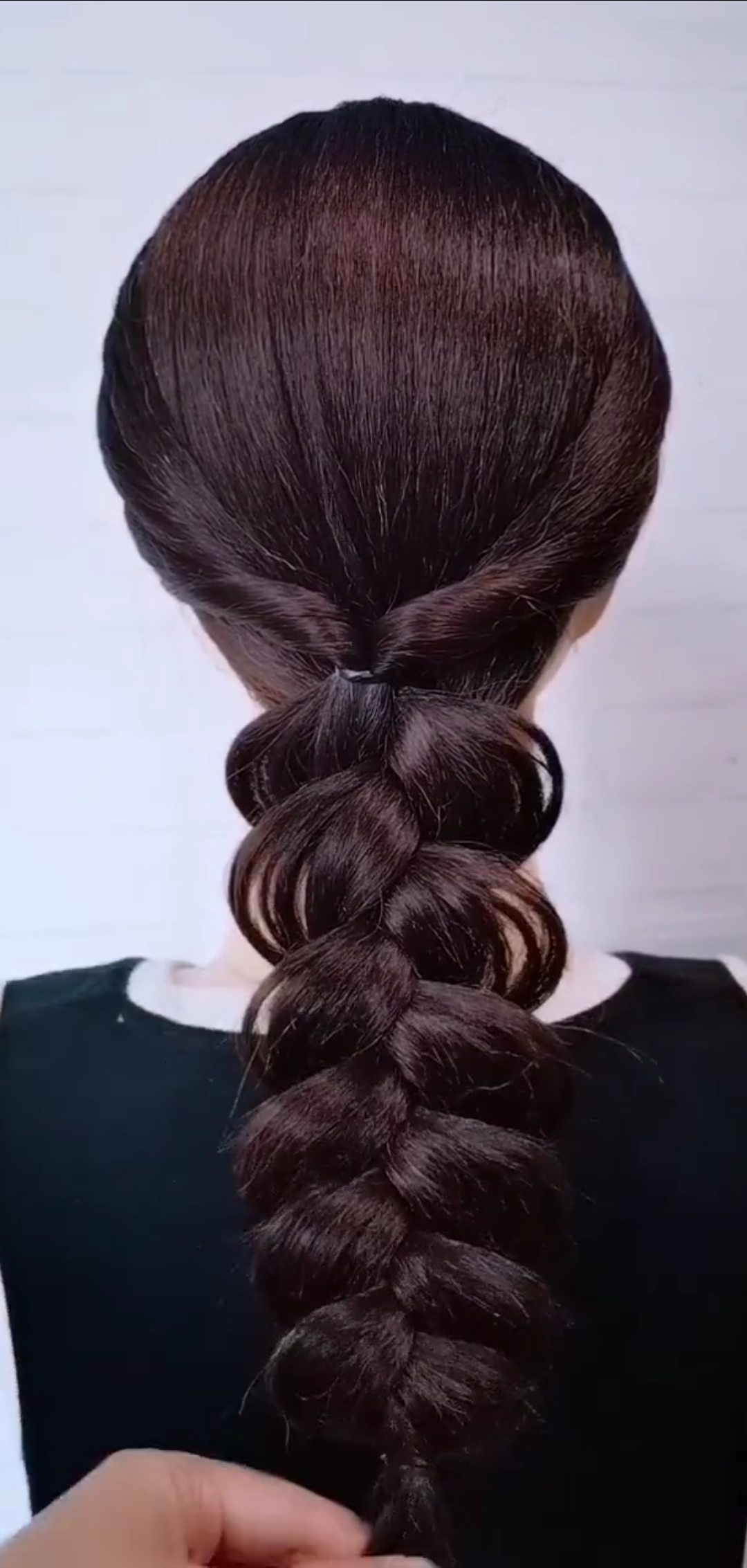 我要上热门#反三股撕花淑女辫