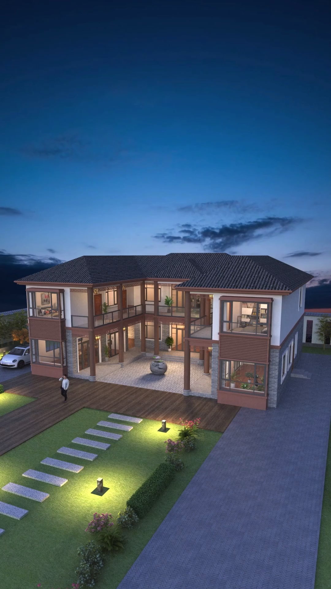 新中式三合院,才配得上年轻的你-度小视