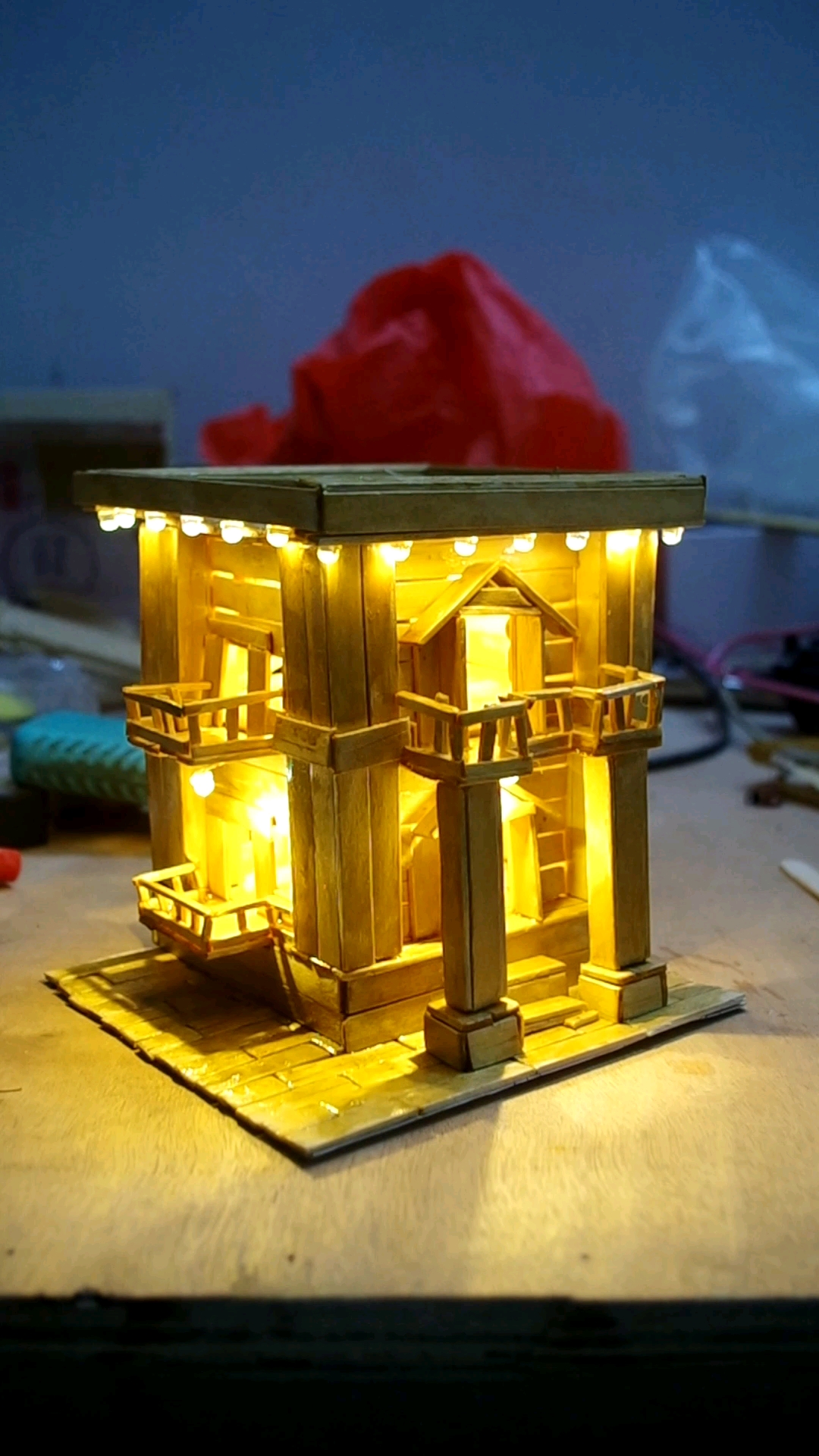 我要上热门#自制小房子