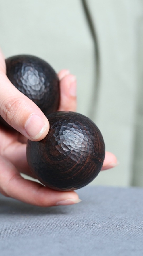 劳动最光荣#紫光檀保健球#武汉高三复课