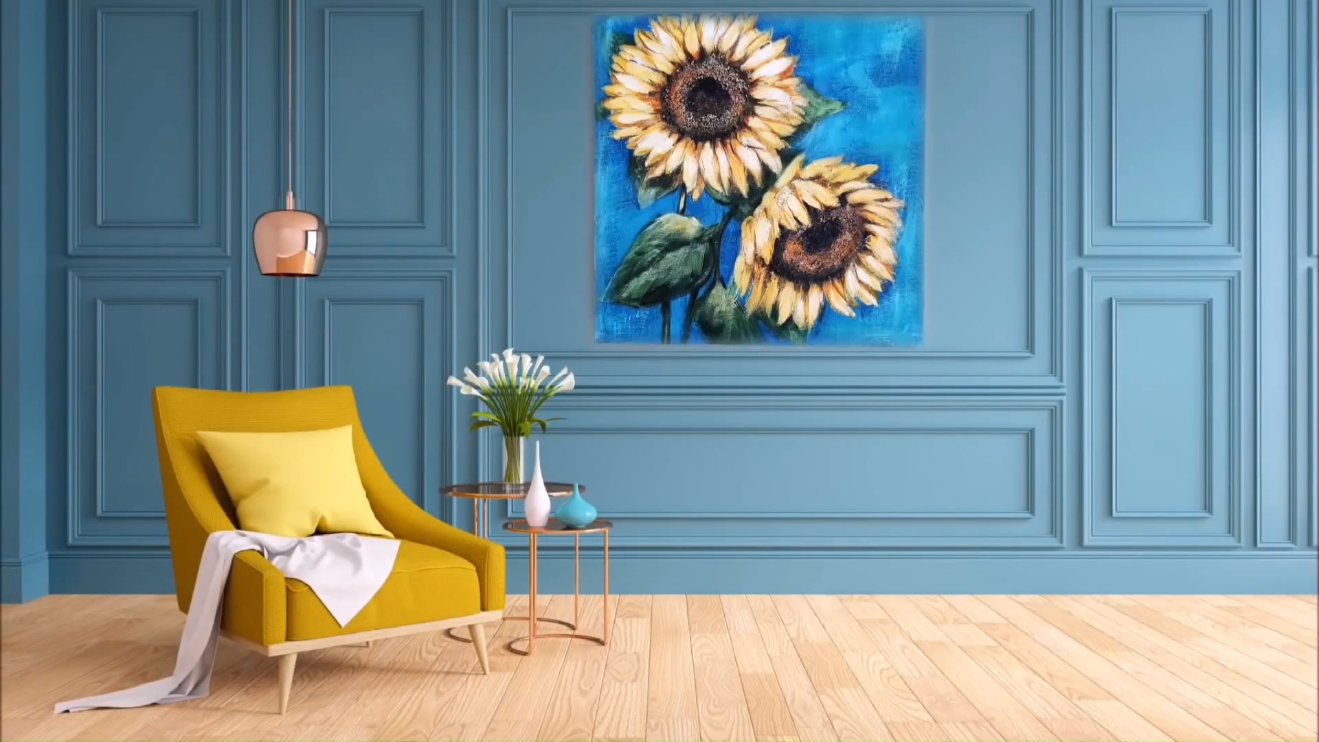 背景墙 #丙烯画 #创意美术