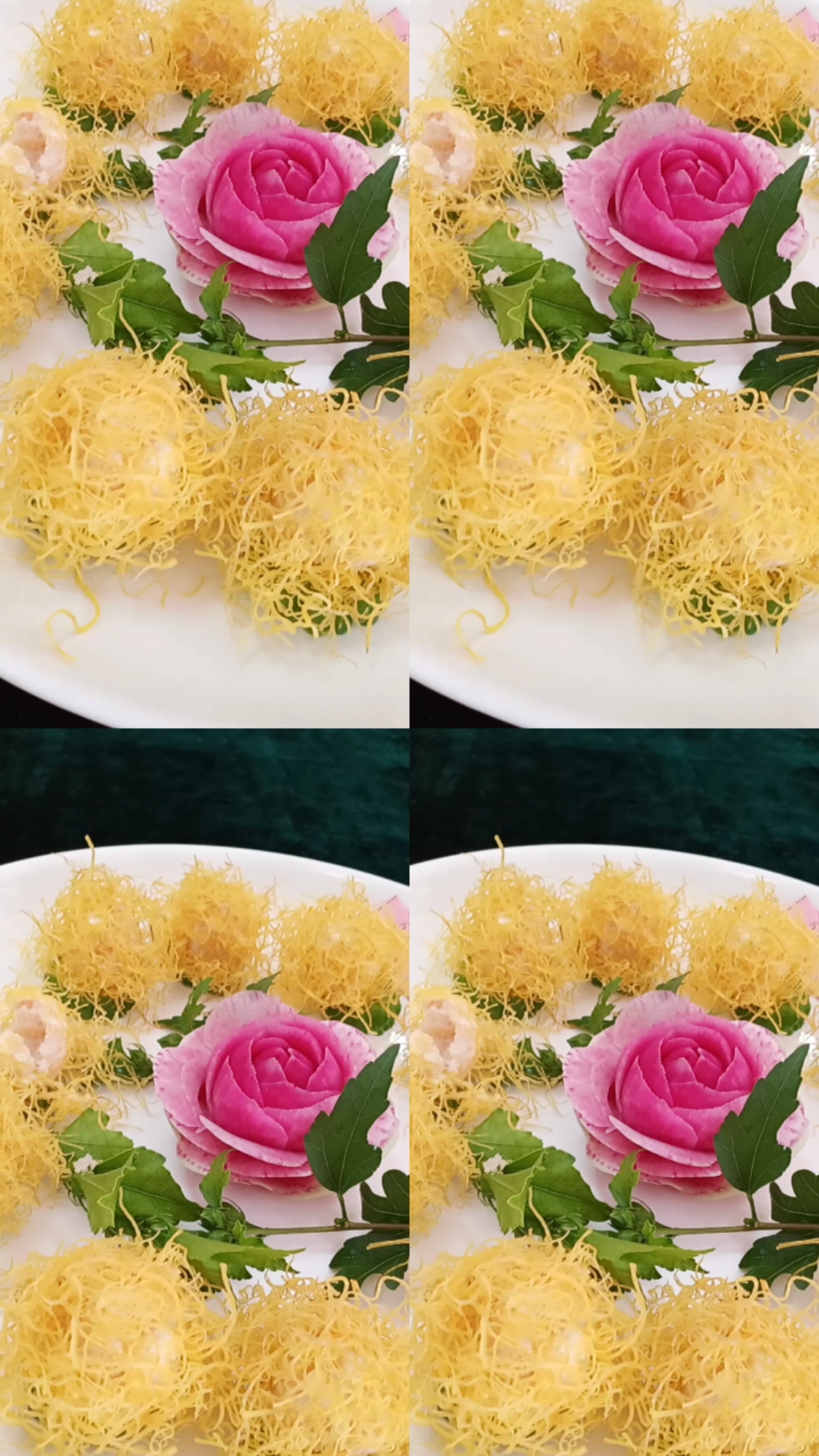 我要上热门#金丝灌汤虾球