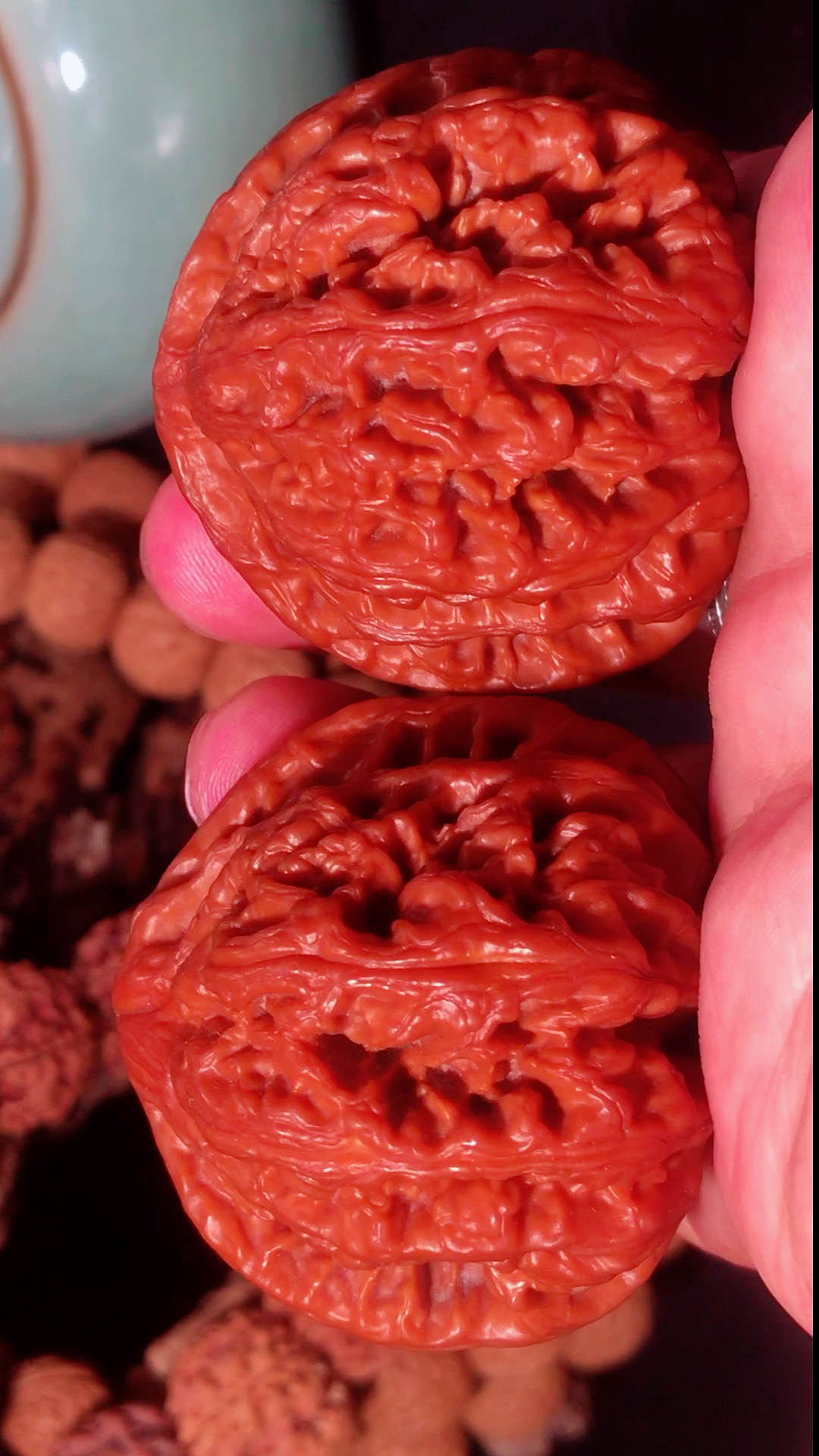 文玩核桃#狂野大粗筋狮子头