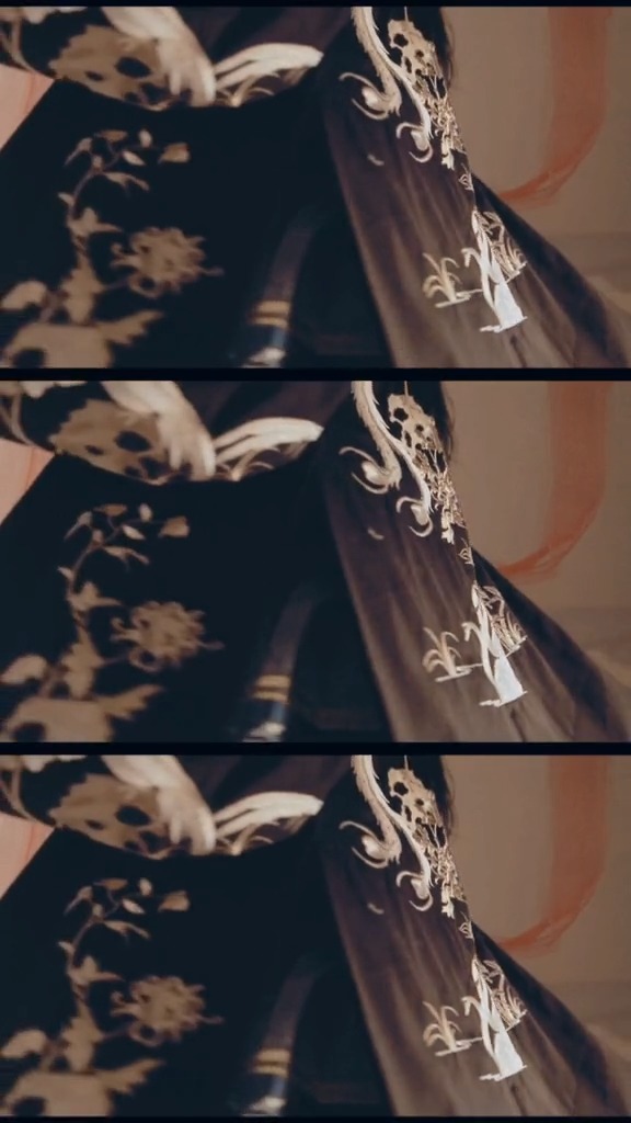 汉服#第一件瑞鹤图薄织金妆花透明暗纹马面裙,就问你信不信