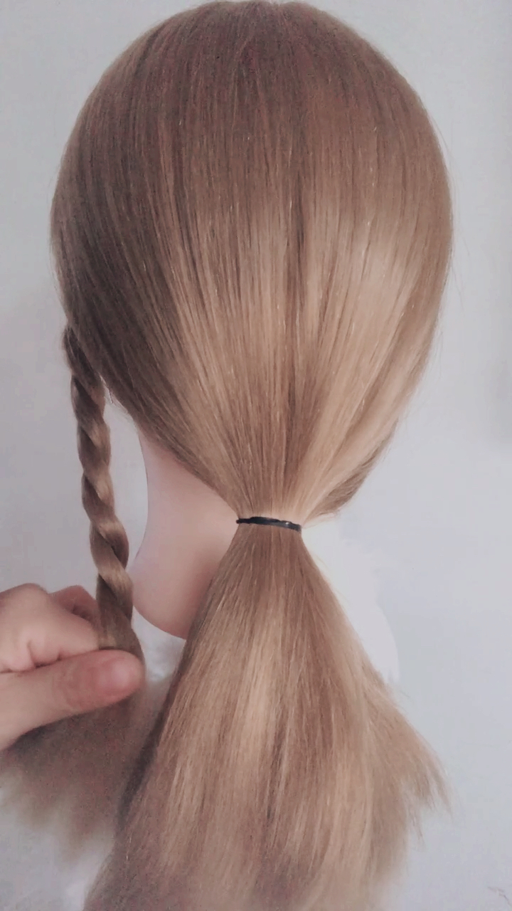 简单马尾扎喜欢吗