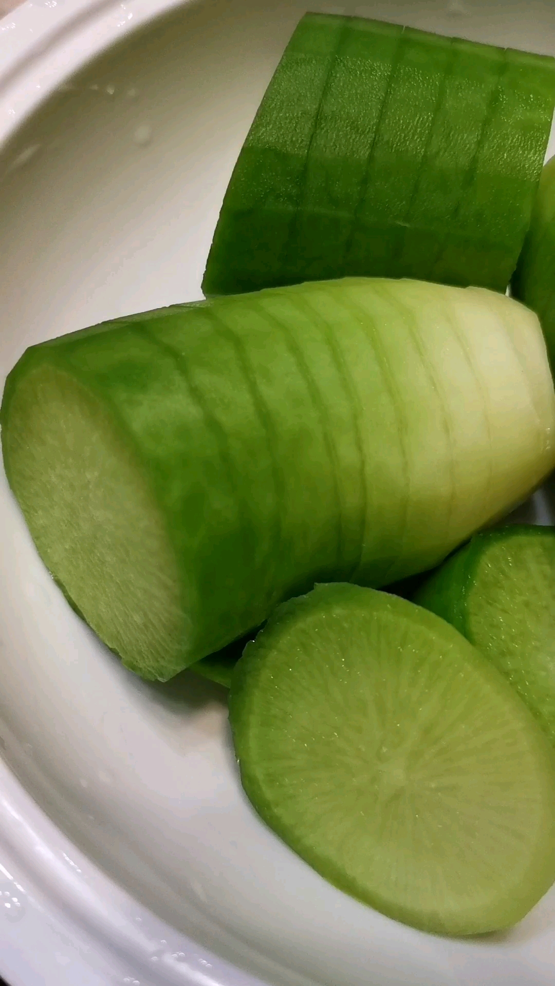 你们都怎么切青萝卜