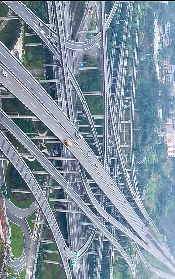 世界上最复杂的立交桥,重庆盘龙立交桥