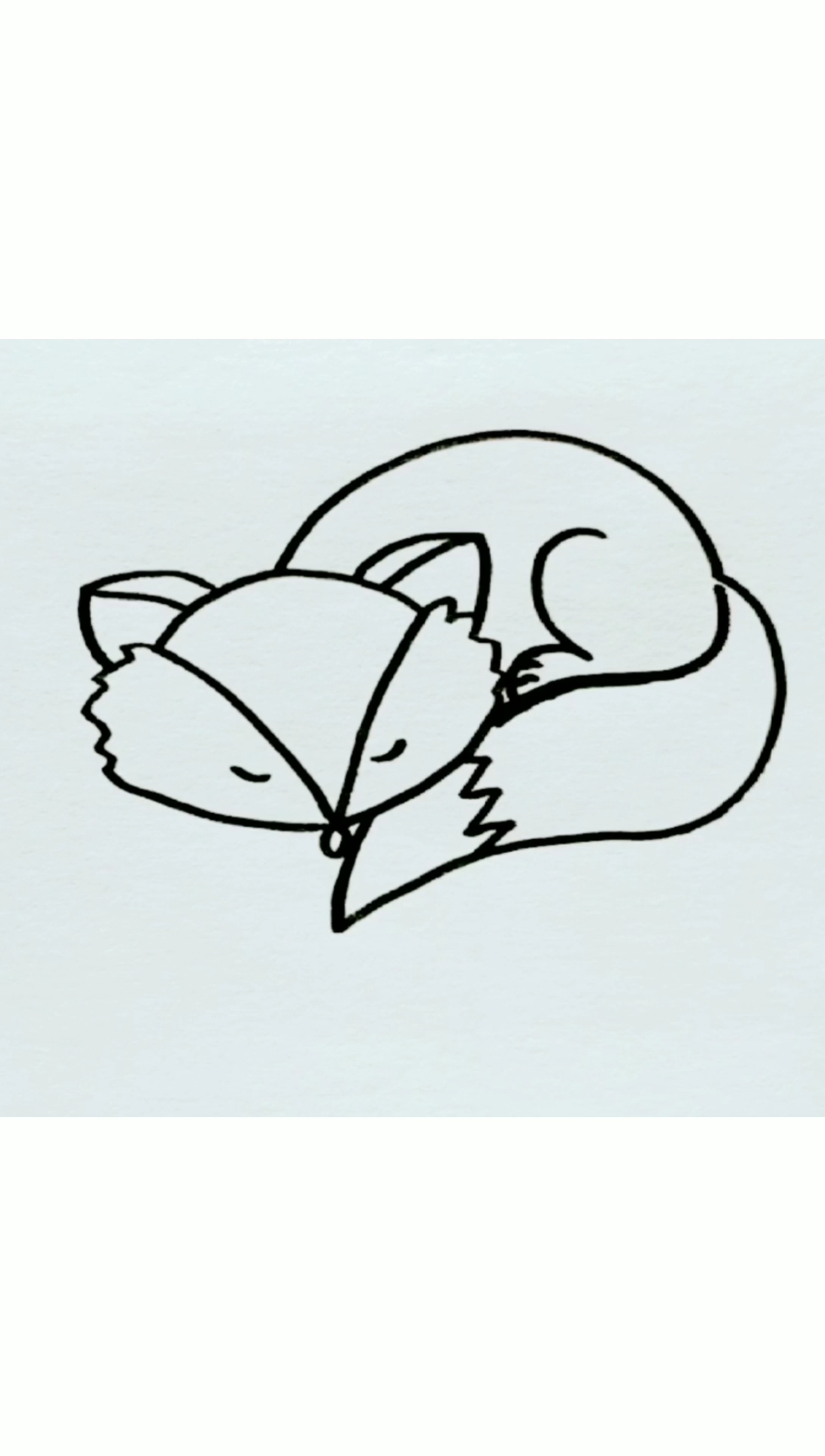 简笔画#简单几笔教你画狐狸