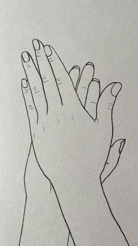 简笔画#用数字9画鼓掌手势,简单易学.