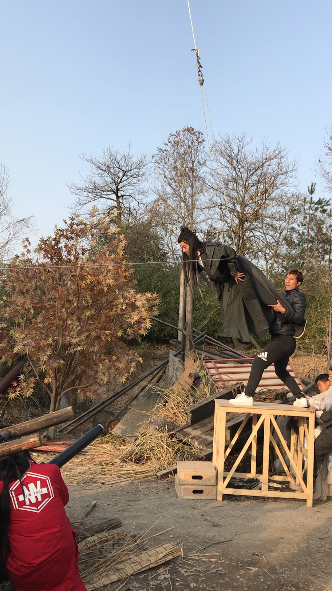 新倚天屠龙记拍戏现场花絮