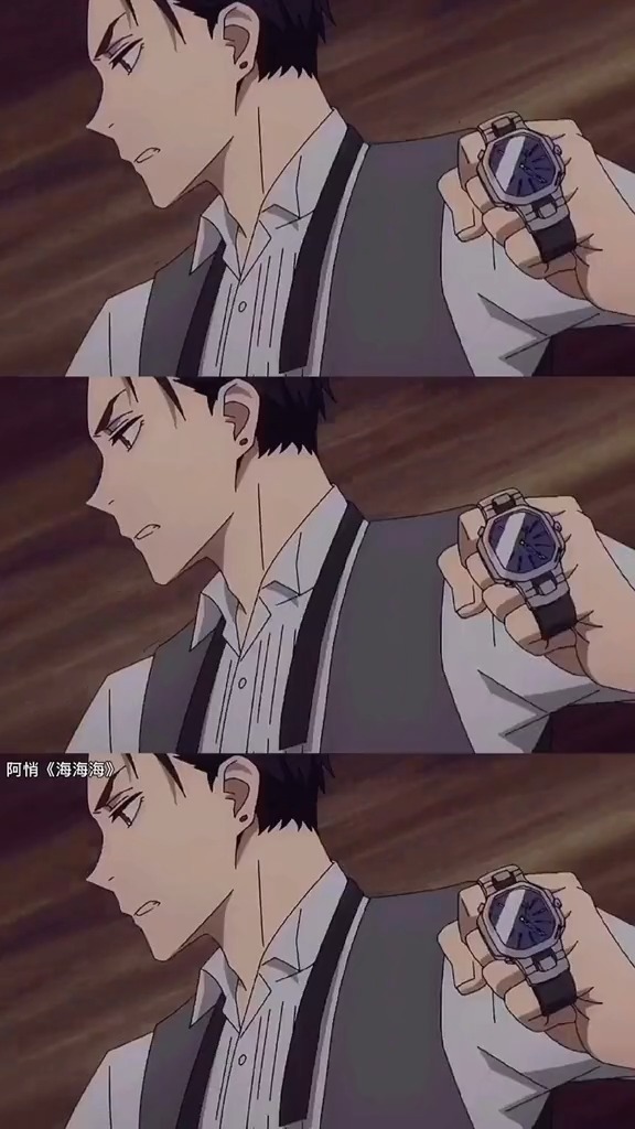 二次元#扯领带的样子好帅鸭,一套动作形如流水