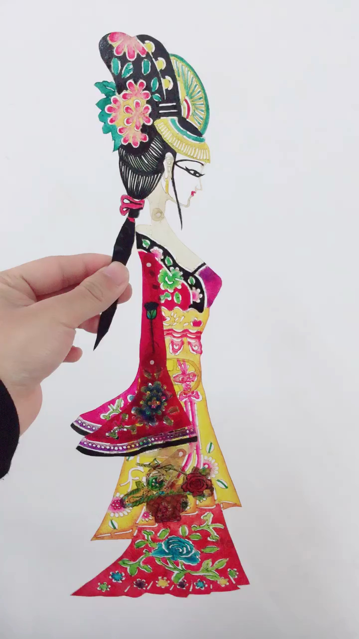 皮影美女是不是也很漂亮