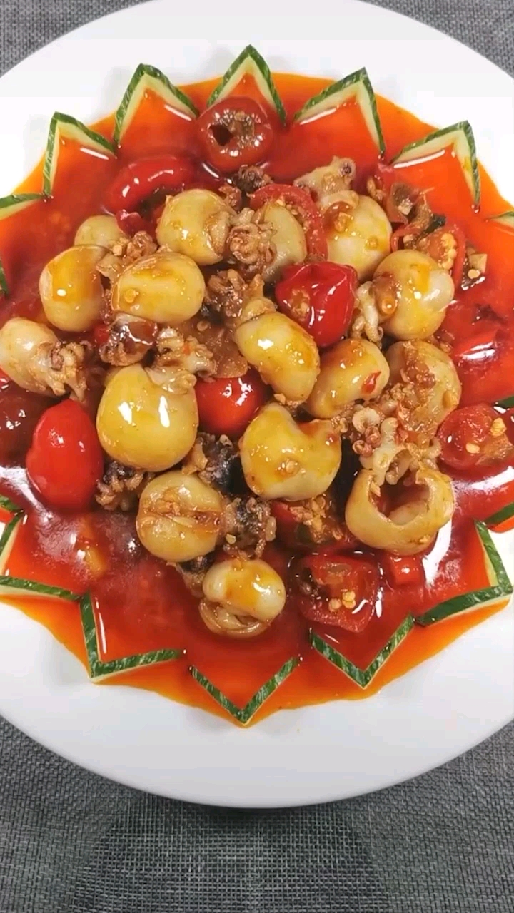 泡椒墨鱼仔,一口一个鲜