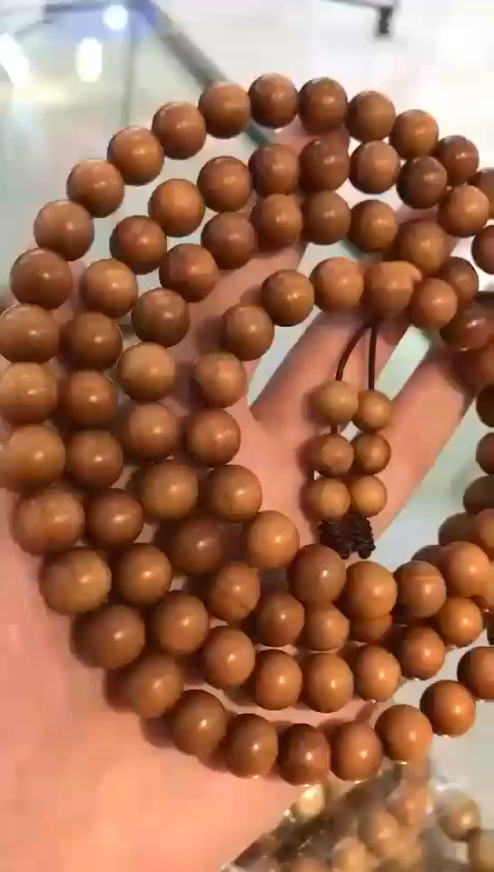 缘之源正宗佛珠.天然奶香老山檀念珠.