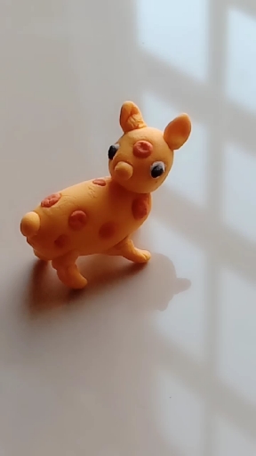 音为有你#我的粘土作品一梅花鹿!