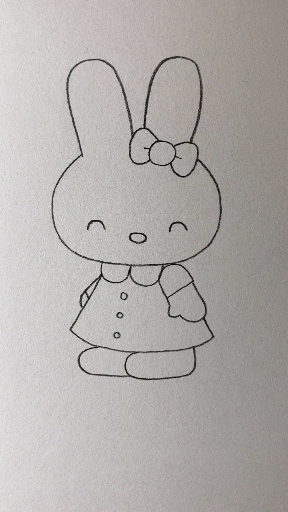 画凯蒂猫的朋友凯西兔