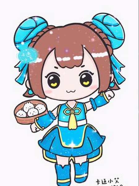 画迷你世界装扮月无双装扮皮肤萌萌版卡通月无双画迷你世界皮肤 简笔