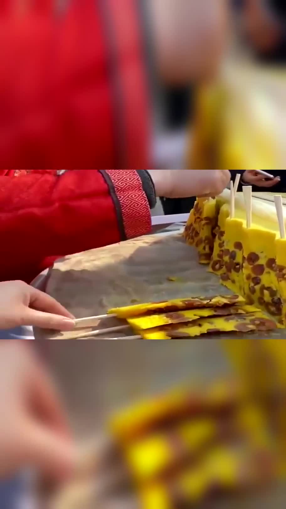 河南开封名吃大宋切糕这颜值看着就想来一口