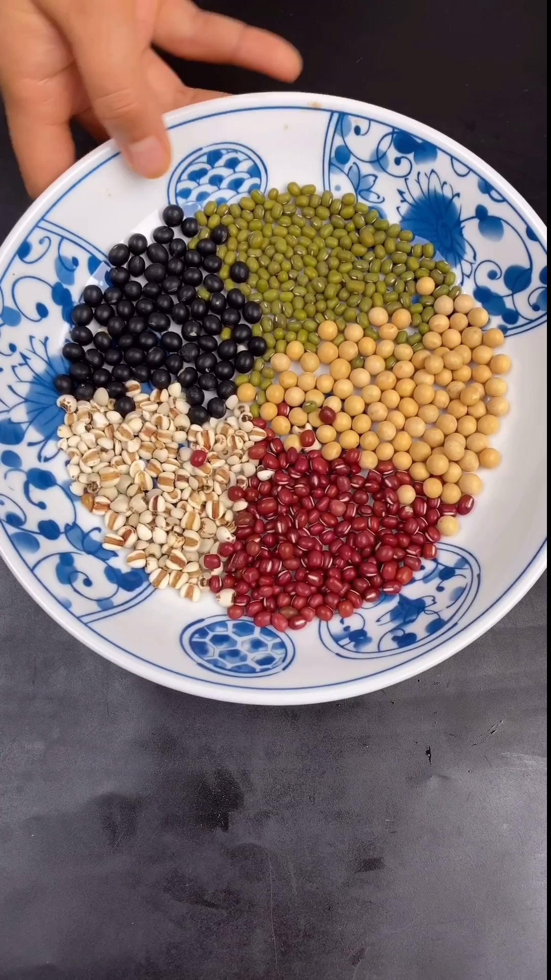 自制美食#五色豆