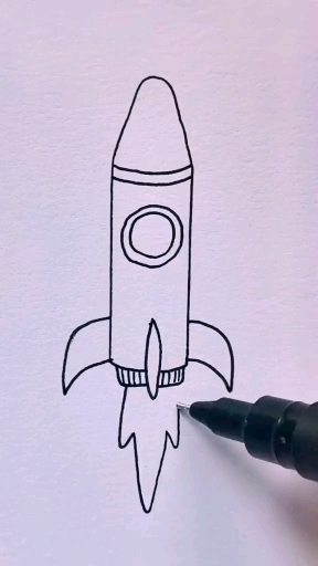 简笔画大全#一飞冲天