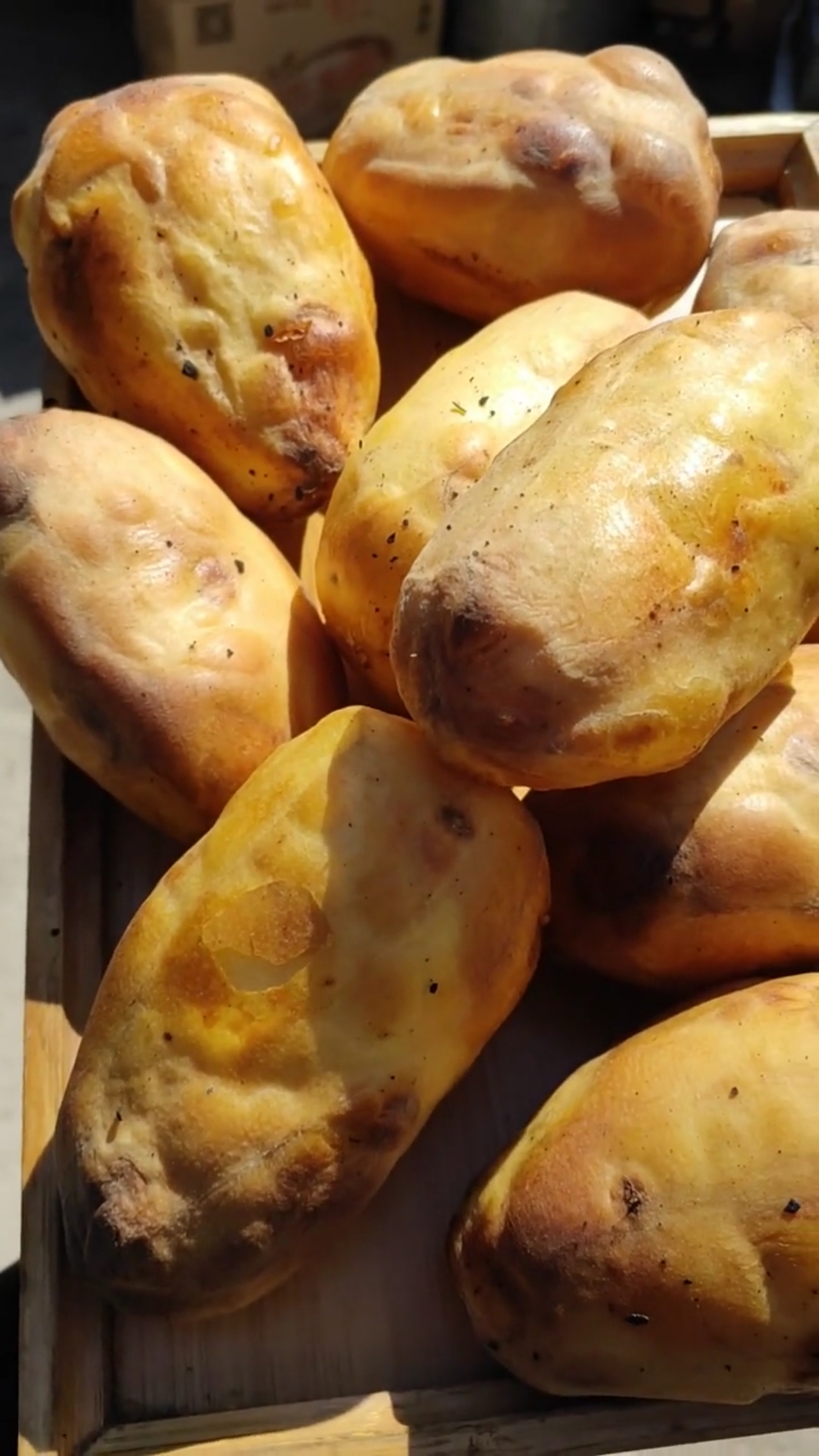 脆皮烤土豆真的好吃