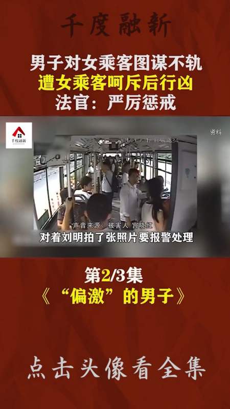 男子对女乘客图谋不轨,遭女乘客呵斥后行凶,最终判决大快人心!